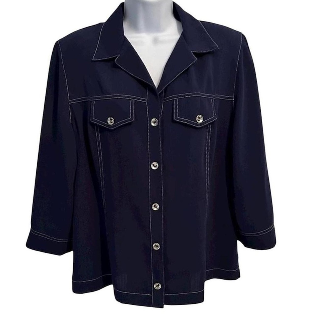 Vintage 90s Eclectic Grandpa Garage Style R&M Richards by Karen Kwong Jacket